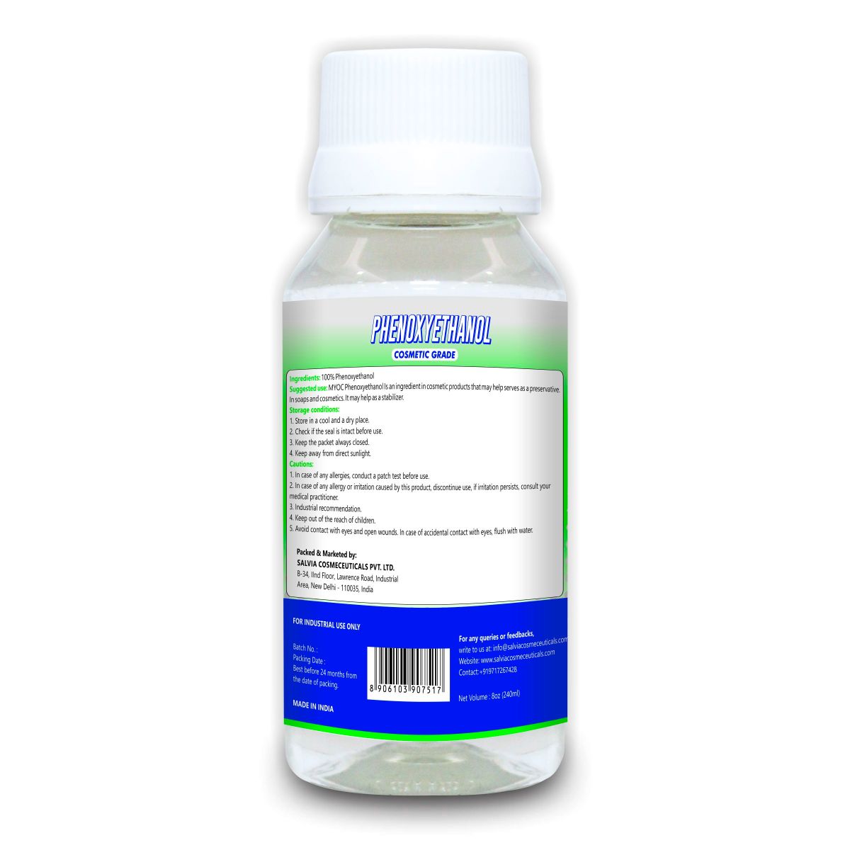 Salvia Cosmetic Raw Material,United States Phenoxyethanol for Skin